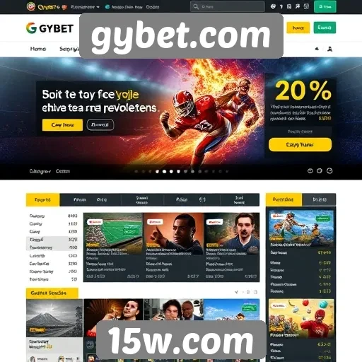 Interface do usuário e experiência de navegação em gybet.com